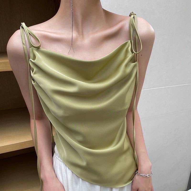 B009 气质缎面上衣｜Ready stock 现货