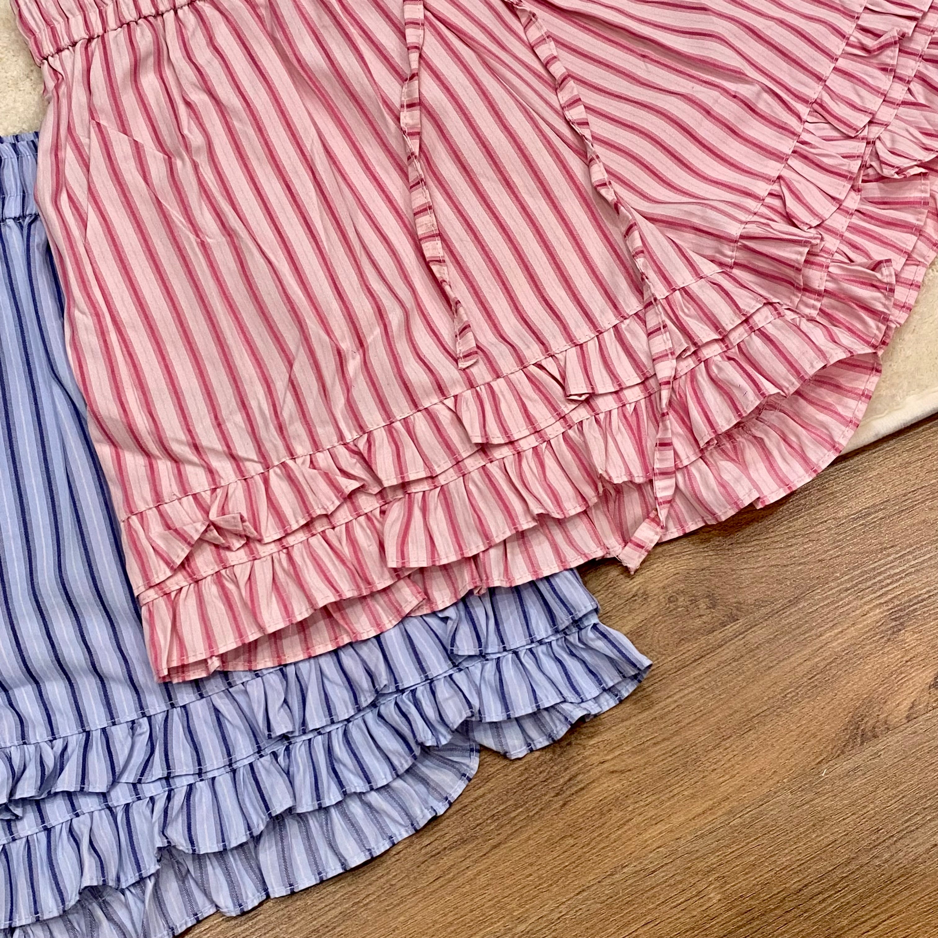 SP008 韩系条纹花边短裤｜Ready stock 现货