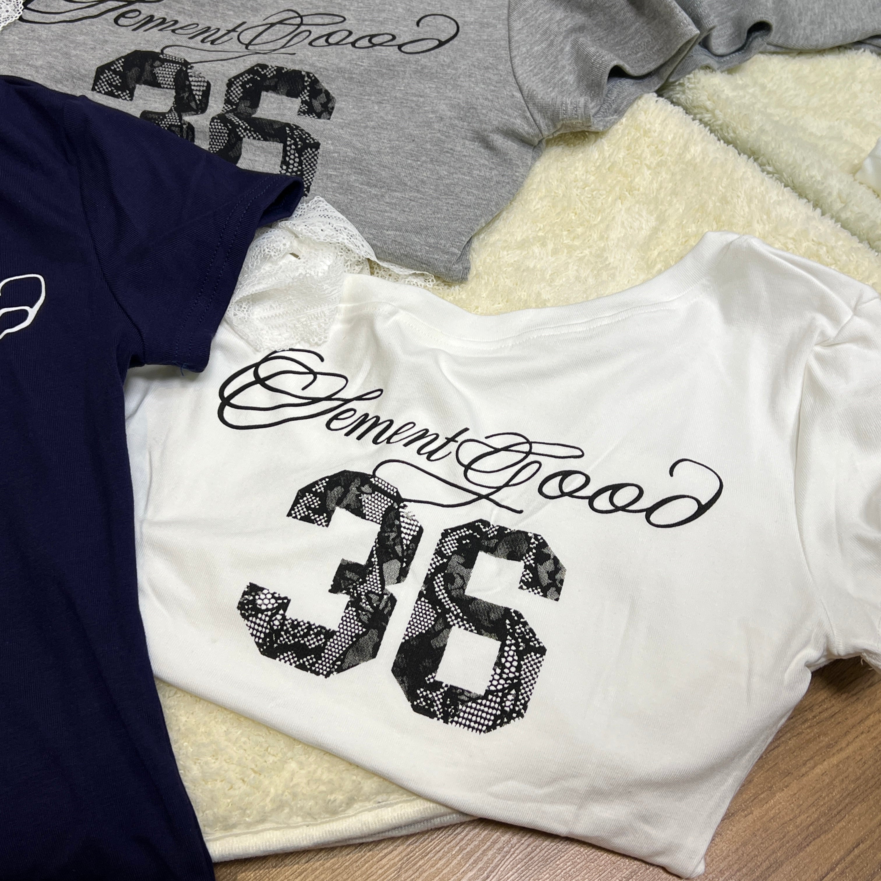 T006 美式辣妹风斜肩绑带T恤上衣｜Ready stock 现货