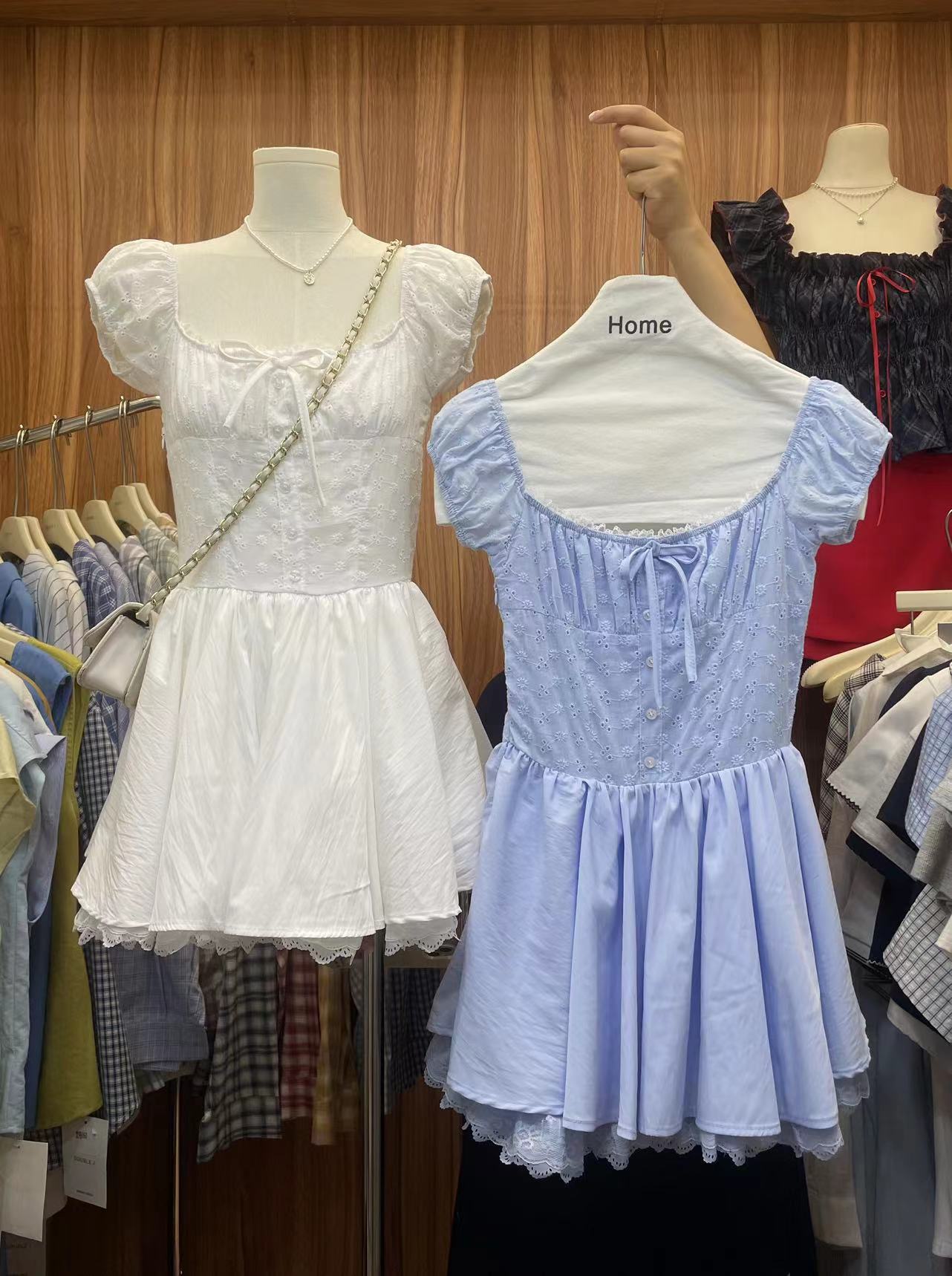 S007 公主拼接双层连衣裙｜Ready stock 现货