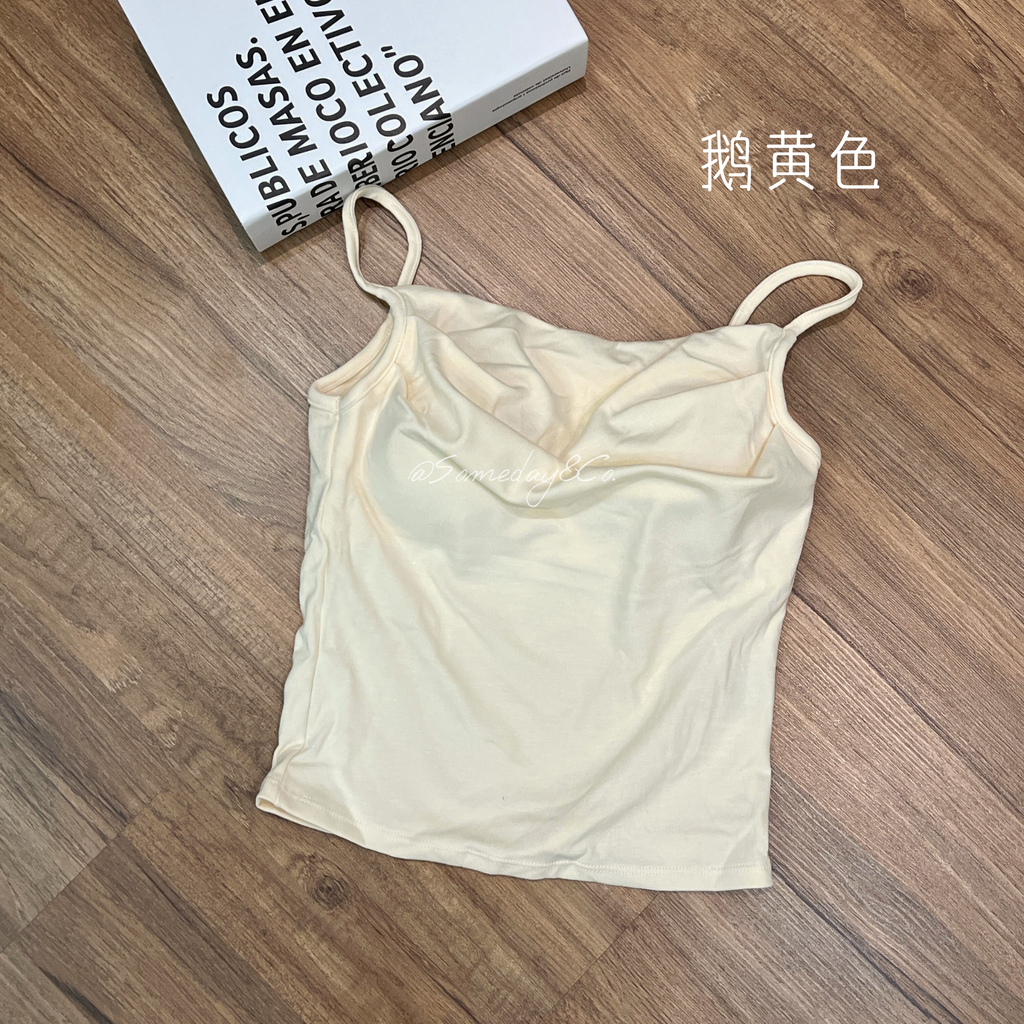 B015 甜美褶皱吊带背心｜Ready stock 现货