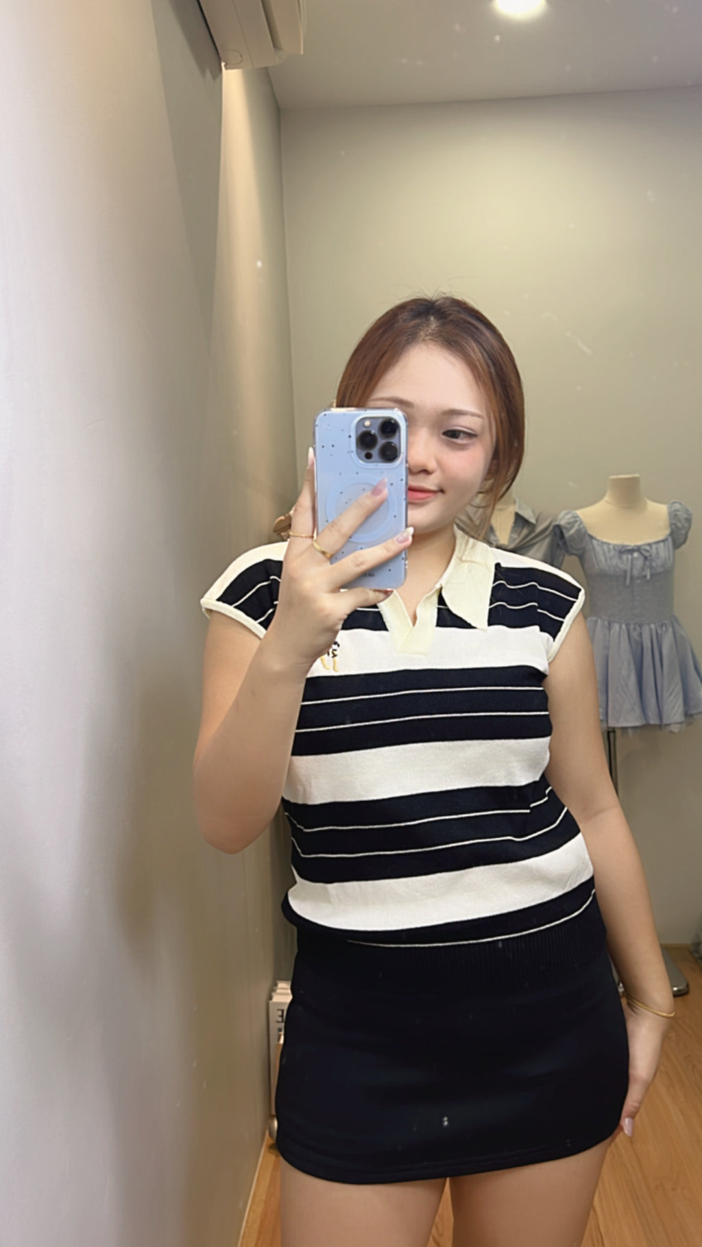 T001 条纹狗狗针织上衣｜Ready stock 现货