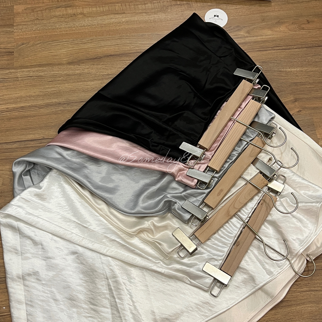 LS002 缎面气质鱼尾长裙｜Ready stock 现货