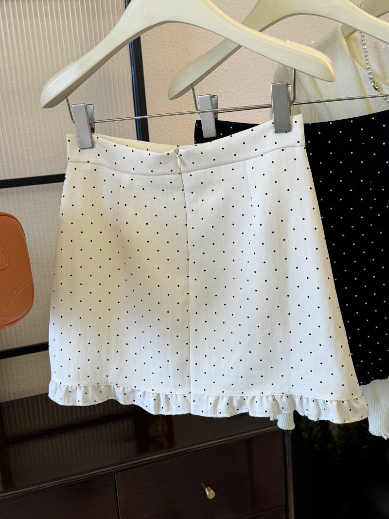 SS002 韩系波点短裙｜Ready stock 现货