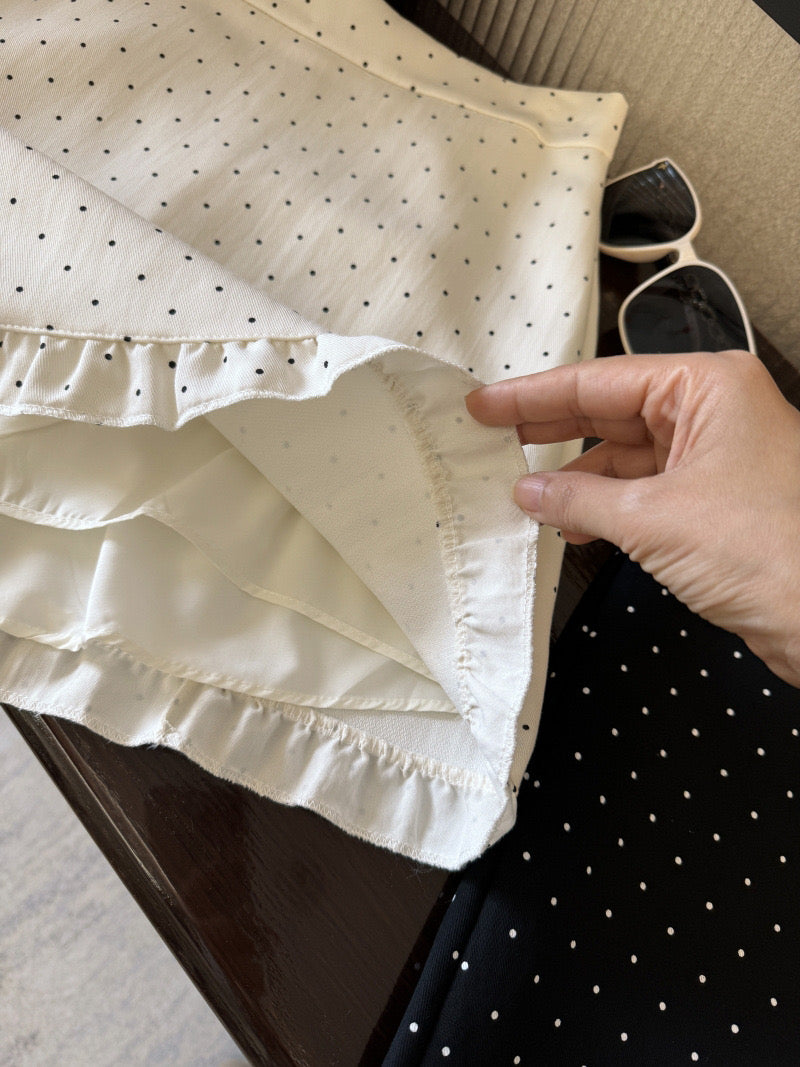 SS002 韩系波点短裙｜Ready stock 现货