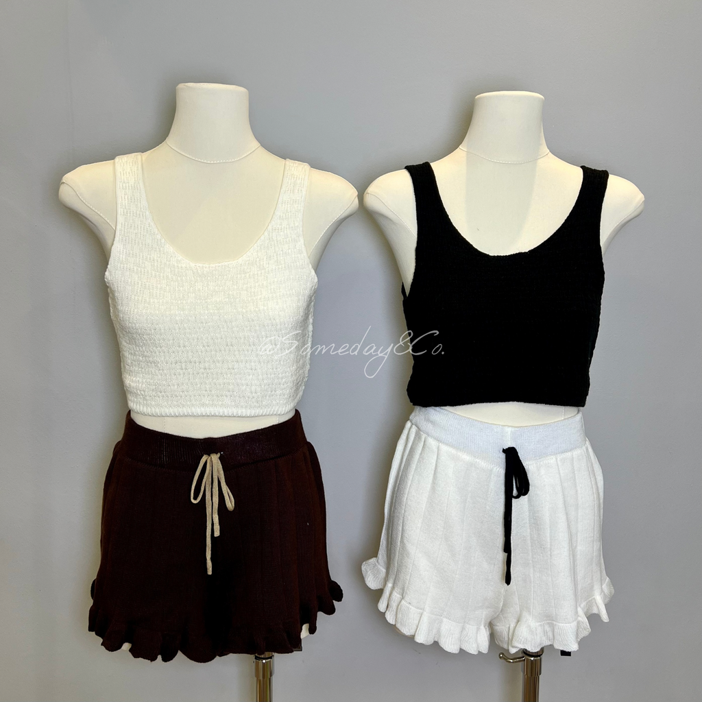 B007 针织无袖上衣｜Ready stock 现货