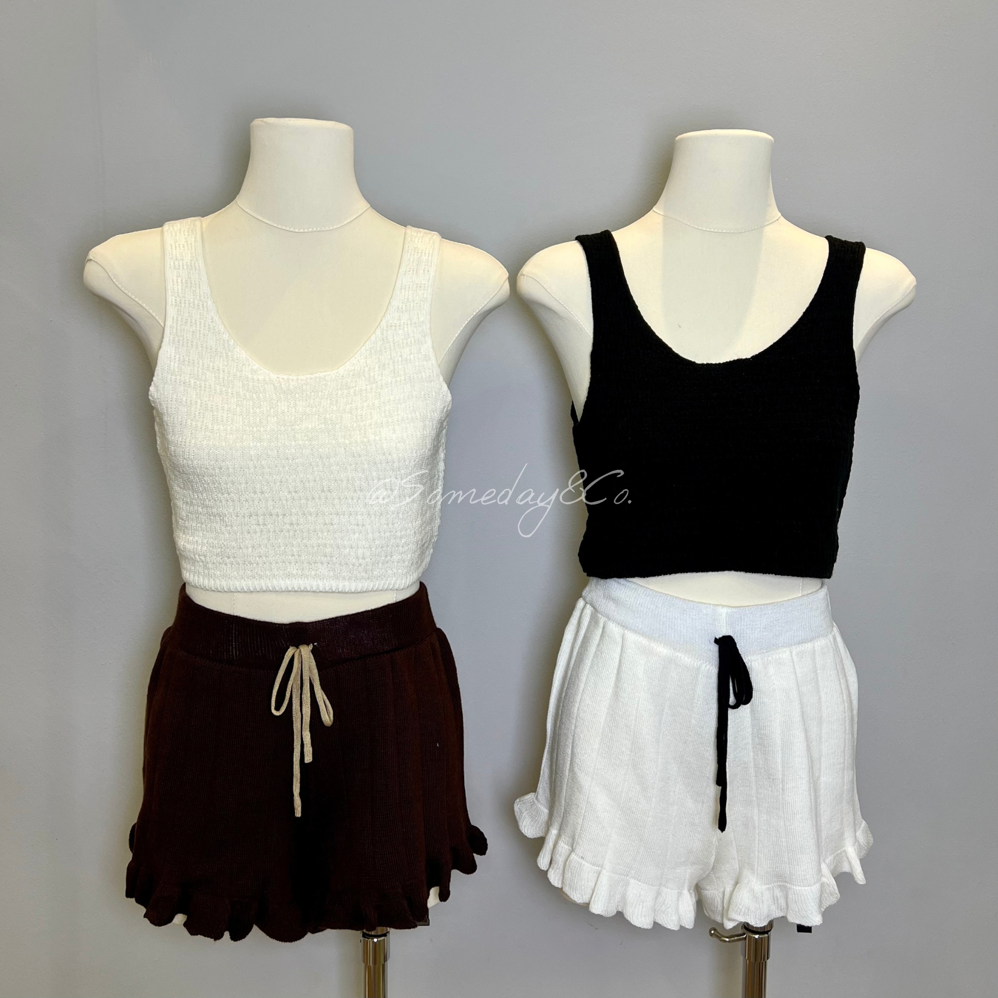 B007 针织无袖上衣｜Ready stock 现货