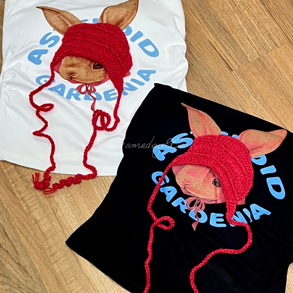 B003 兔子辣妹抹胸上衣｜Ready stock 现货