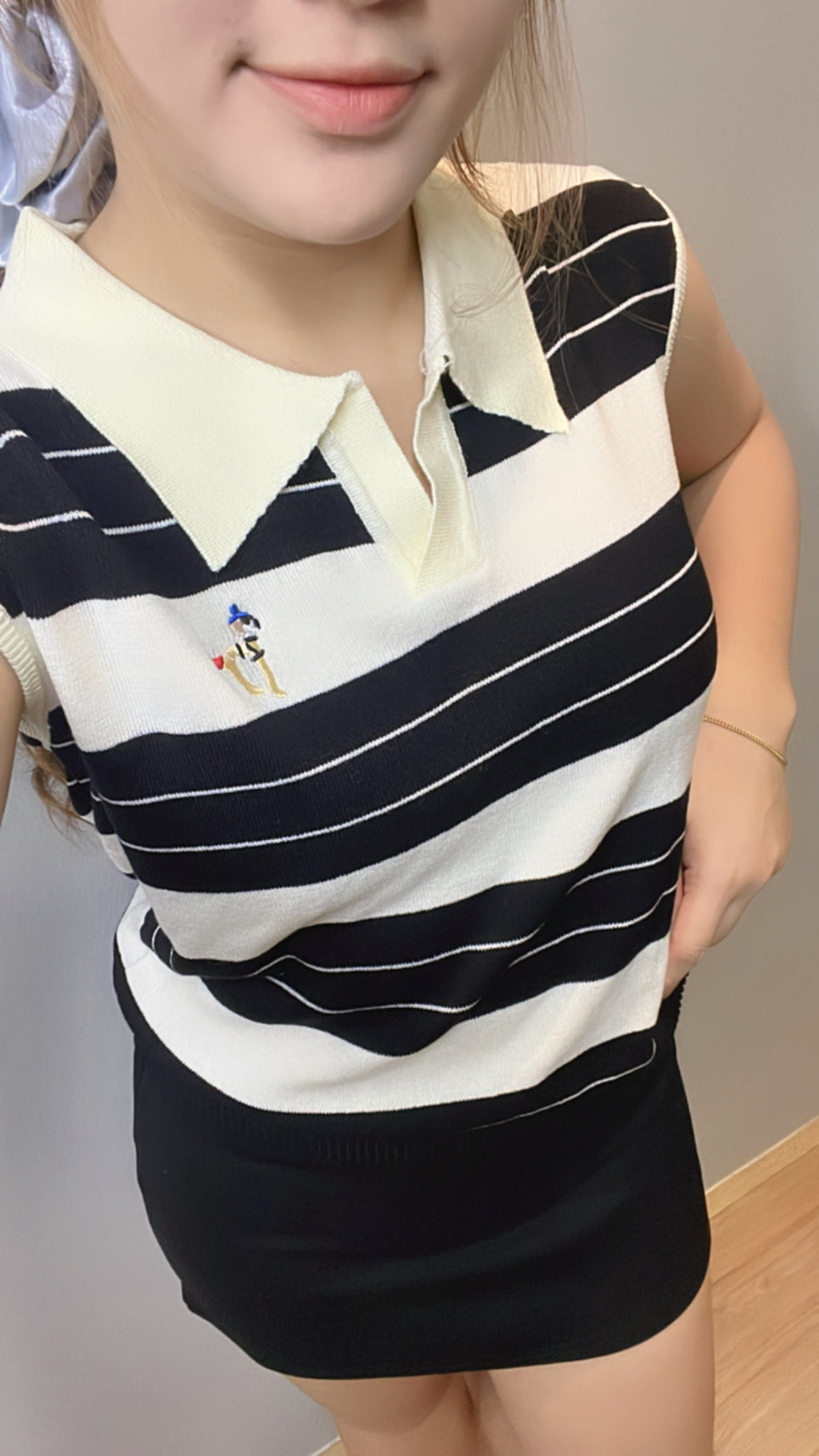 T001 条纹狗狗针织上衣｜Ready stock 现货