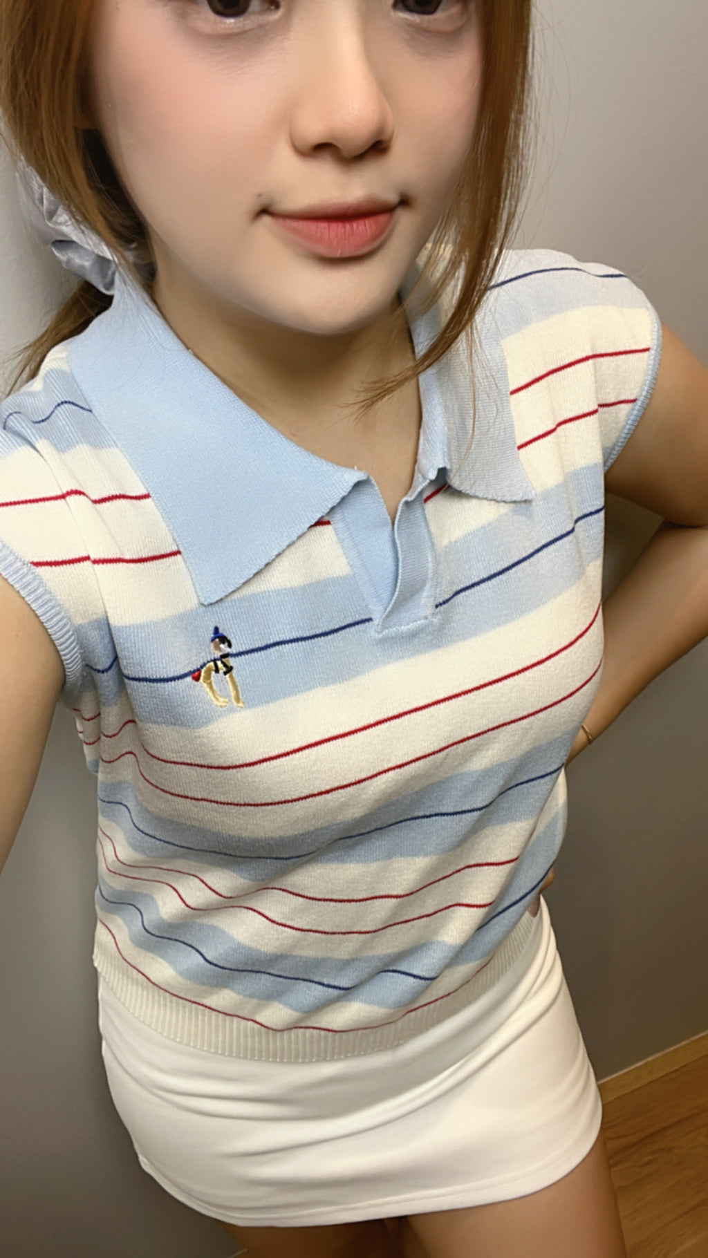 T001 条纹狗狗针织上衣｜Ready stock 现货