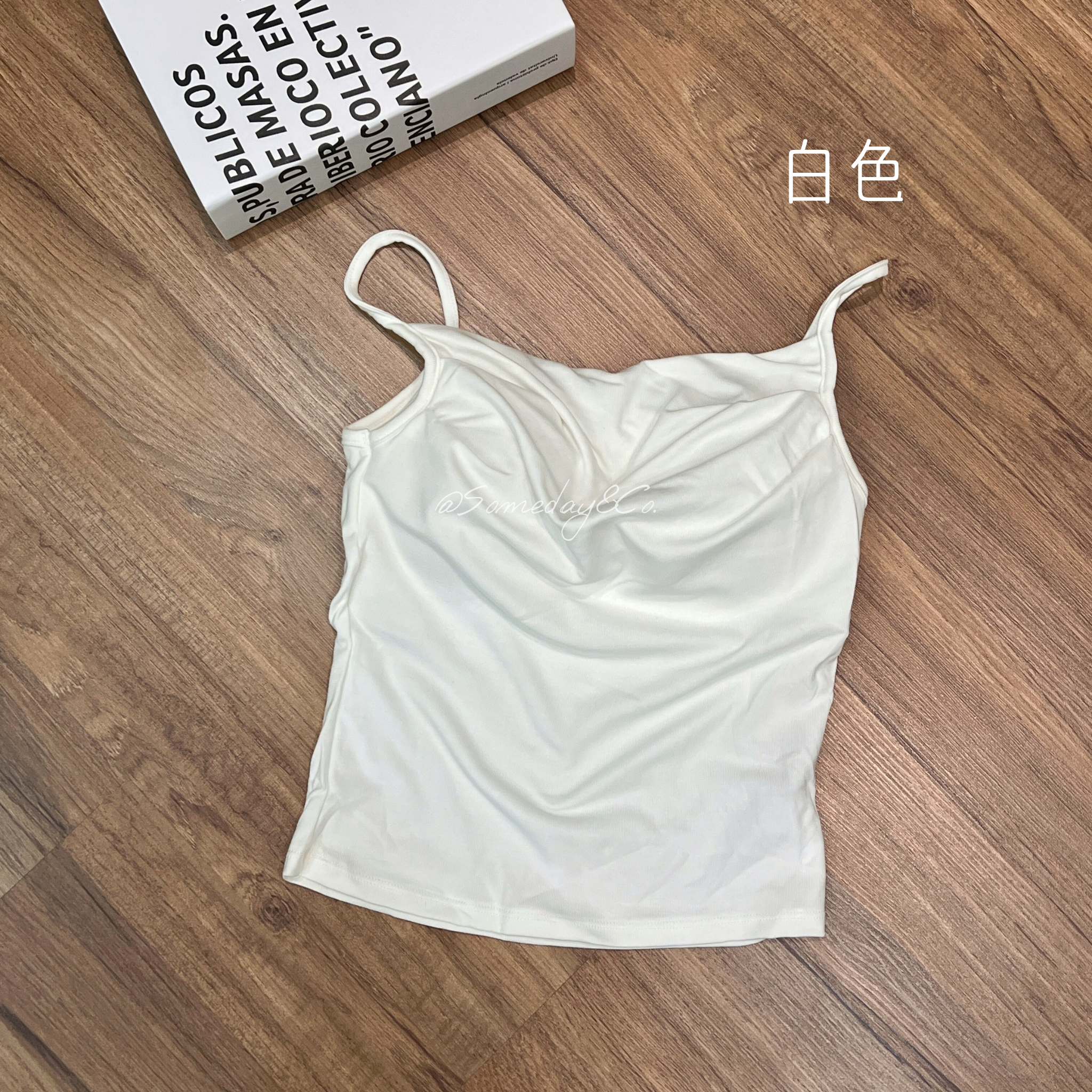 B015 甜美褶皱吊带背心｜Ready stock 现货