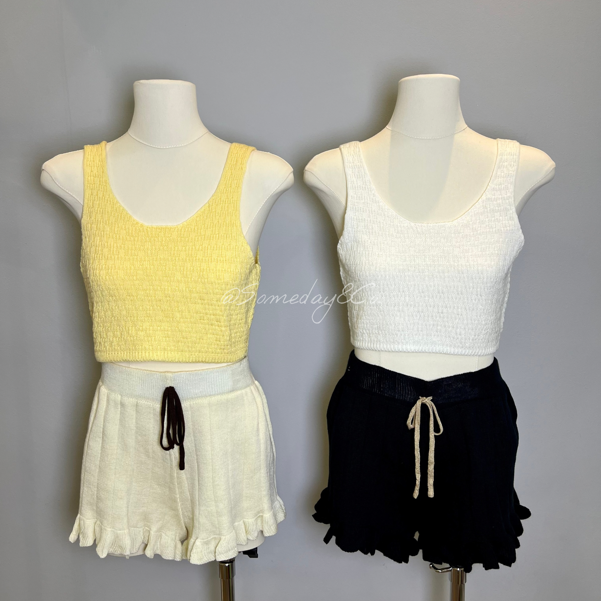 B007 针织无袖上衣｜Ready stock 现货