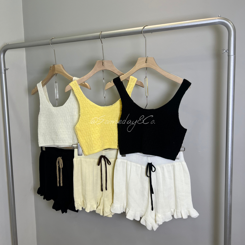 B007 针织无袖上衣｜Ready stock 现货