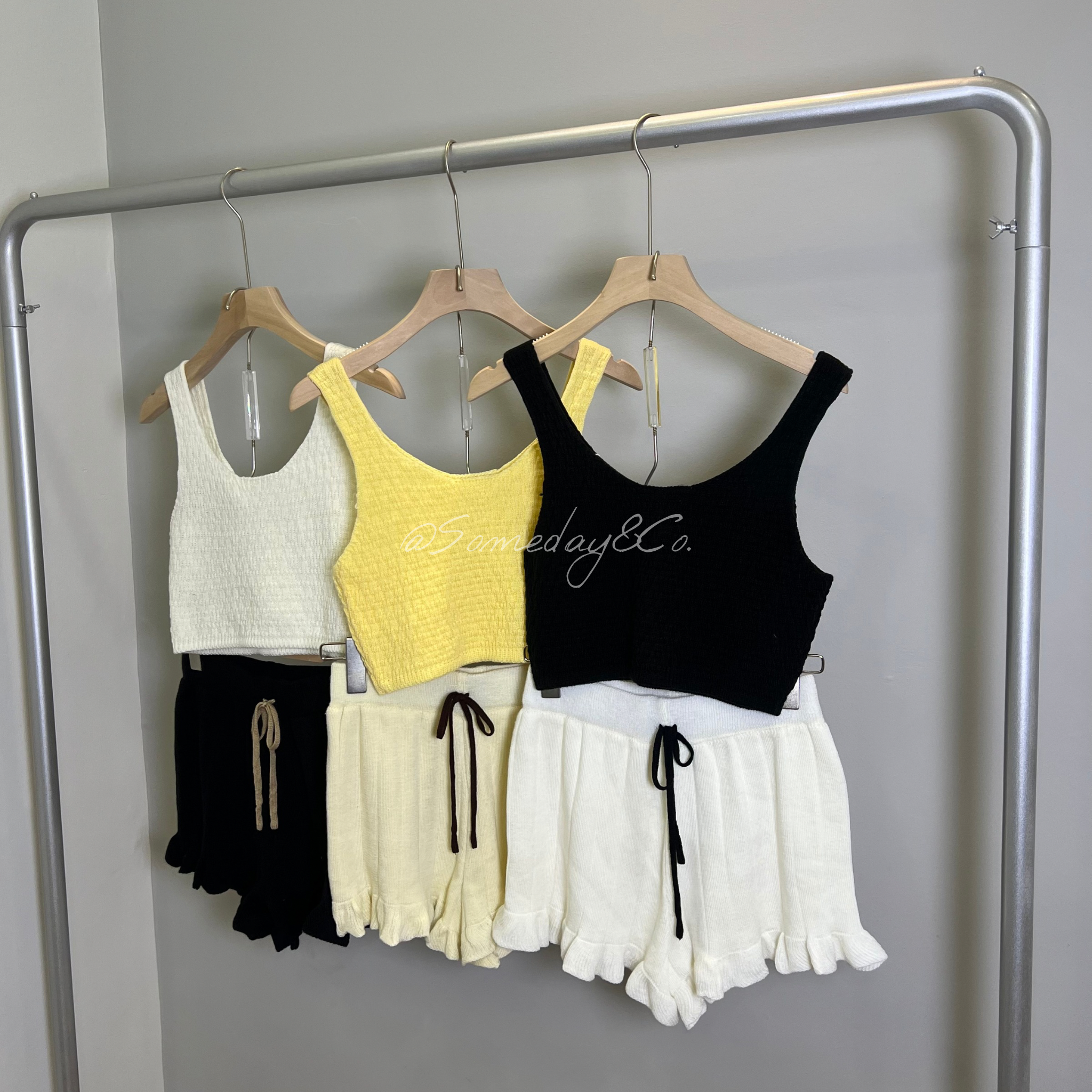 B007 针织无袖上衣｜Ready stock 现货