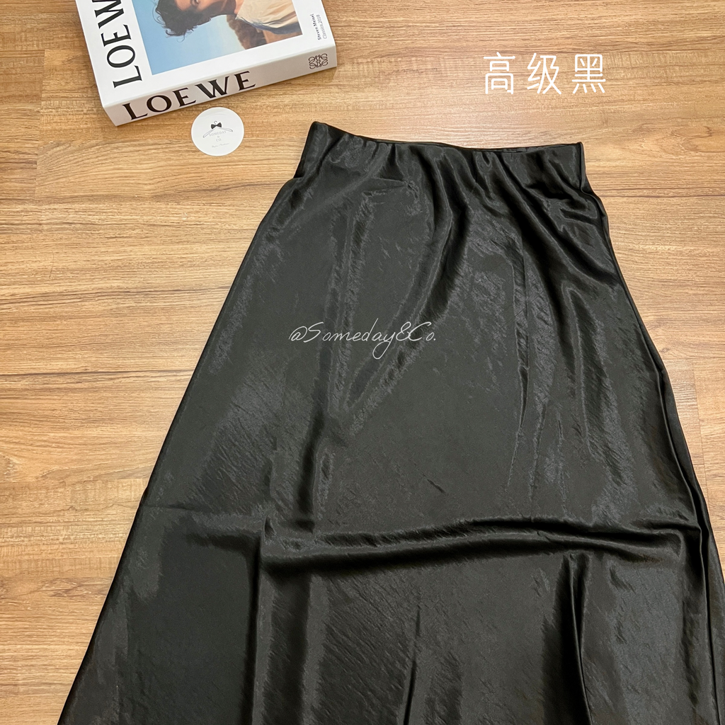 LS002 缎面气质鱼尾长裙｜Ready stock 现货