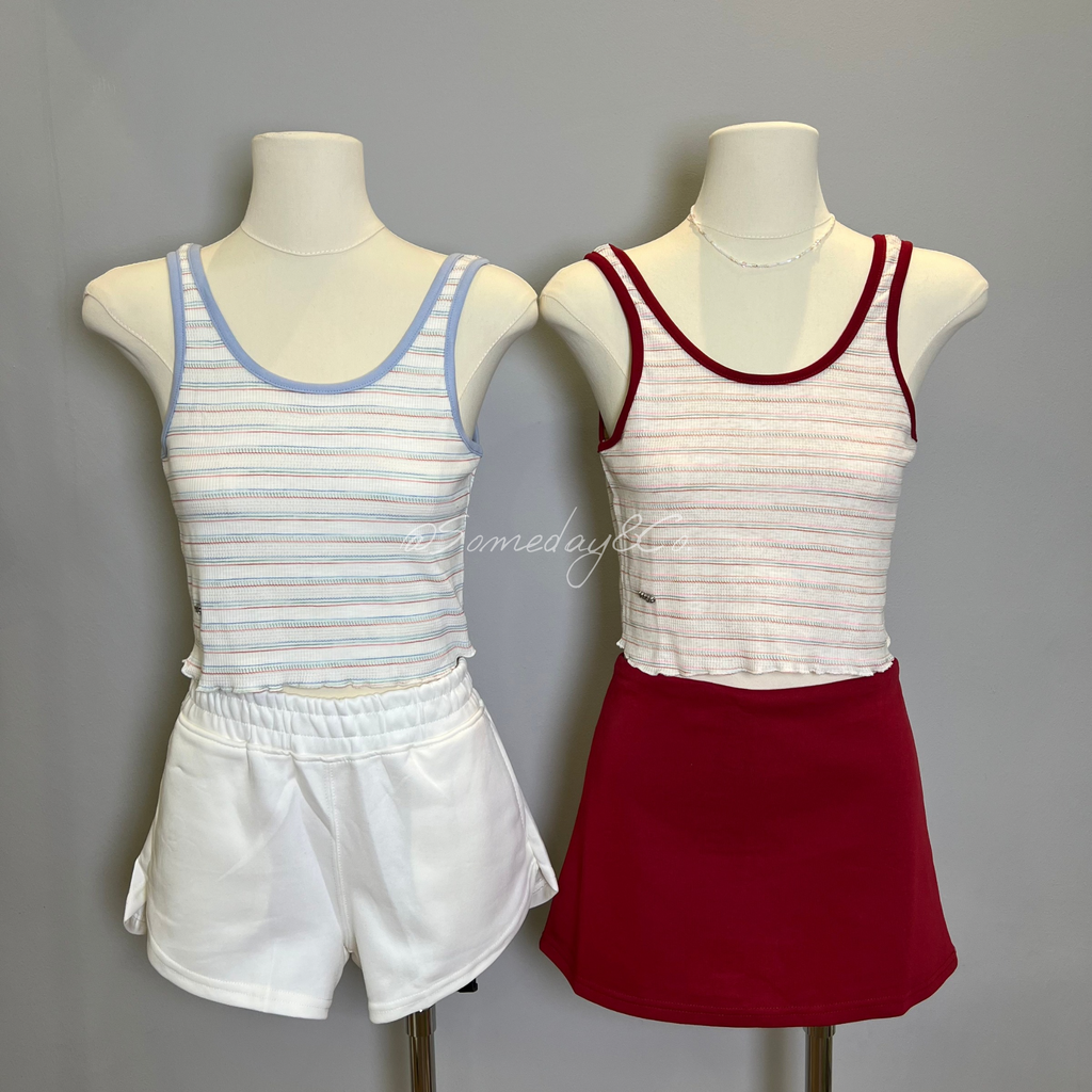 B012 撞色条纹背心｜Ready stock 现货