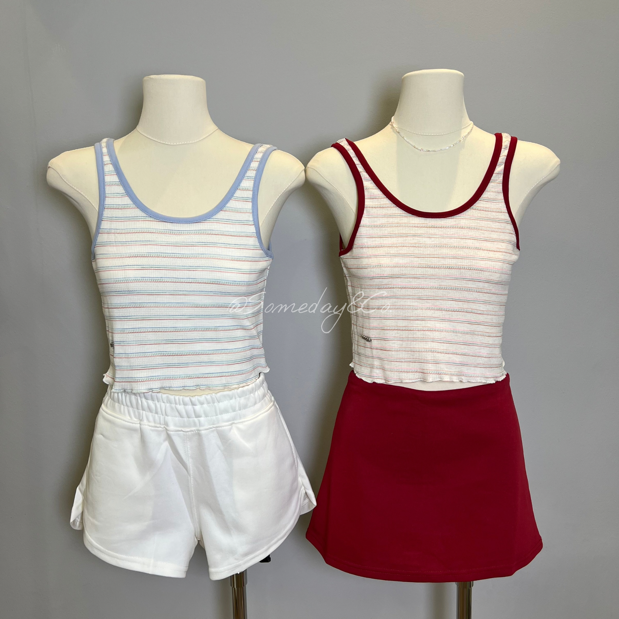 B012 撞色条纹背心｜Ready stock 现货