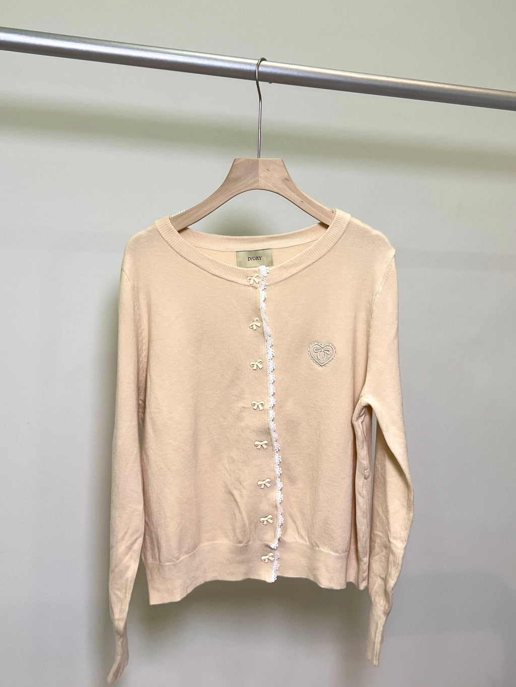 LT001 蝴蝶结纽扣磨毛长袖｜Ready stock 现货